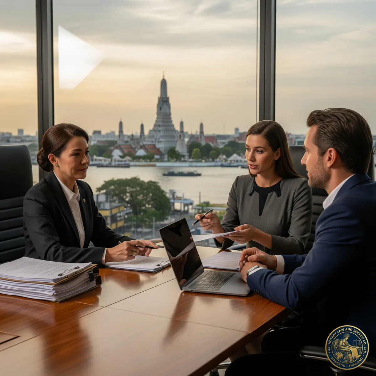 Thai Notary Public Thailand attorney team — licensed notarial services attorneys